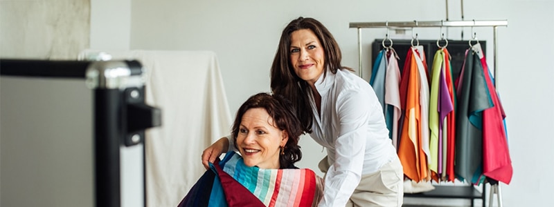 Professionele kleurenanalyse bij I-CATCH in Breda voor kleding, make-up en persoonlijke presentatie